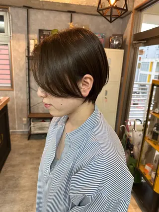 ショート モテ髪/ボブ/ショー ト/アダチフウトのヘアスタイル
