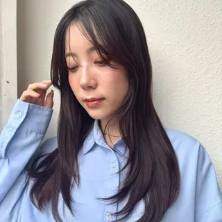 ロング 艶髪ストレート❇️ レイヤー❇️出町光流のヘアスタイル