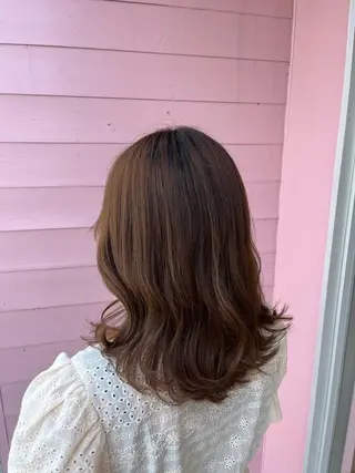 ミディアム ☁️彦坂唯有/ 透明感カラー☁️のヘアスタイル