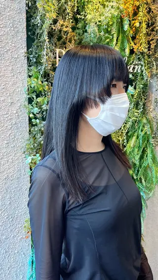 セミロング 🪽ナチュラルヘア* 大下唯奈🪽🫧のヘアスタイル
