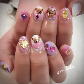 ネイル パラジェル有/ 長さだし/mahoのネイルデザイン