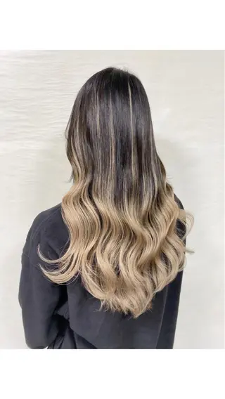 ロング カラー ヘアアレンジ 髪質改善【縮毛矯正】 北千住 田邉 澪のヘアスタイル