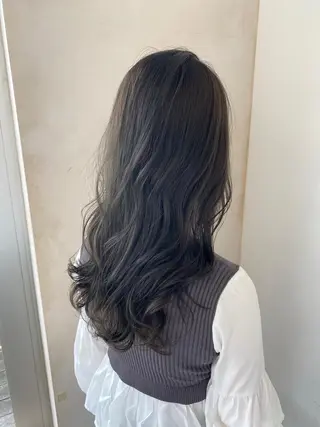 ロング 顔まわりカット🌟 くびれヘア/寺門遥輝のヘアスタイル