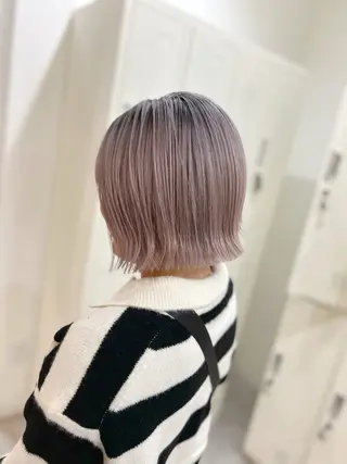 ミディアム カラー Radix所属・ボブ/ハイトーン 福生Radix 下田のヘアスタイル