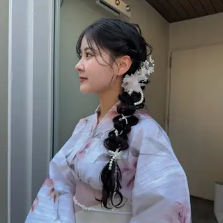 ヘアアレンジ SIKI ゆうのヘアスタイル