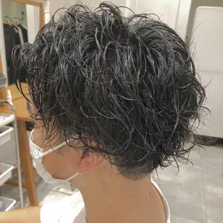パーマ メンズ 🏆メンズ特化🥇 店長YUTOのヘアスタイル