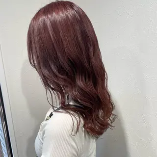 セミロング カラー shiho .のヘアスタイル