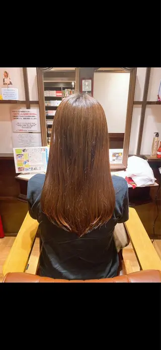 ロング 韓国風🇰🇷うる艶 レイヤー/海青🫧のヘアスタイル