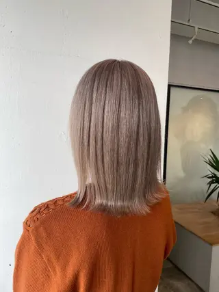 カラー ハイトーンカラー🩵 指名多数💗横山聖奈のヘアスタイル