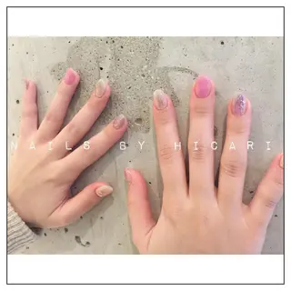 カラー ネイル マツエク・マツパ illum hicariのネイルデザイン