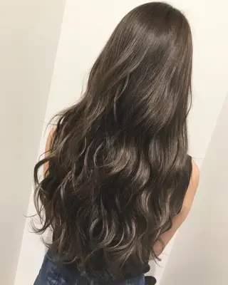 ロング カラー カット講師 久保匠のヘアスタイル