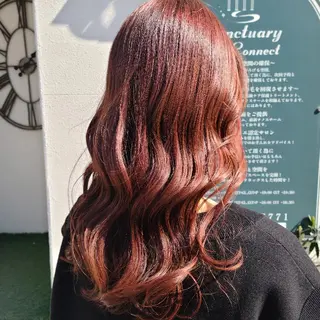 ロング カラー 赤松 摩美のヘアスタイル