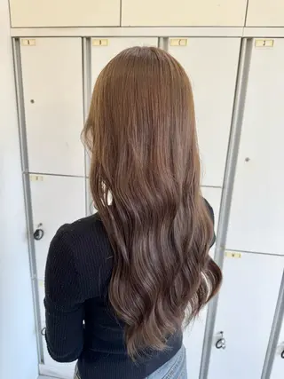 ロング カラー ブリーチなしwカラー /艶カラー/oukaのヘアスタイル
