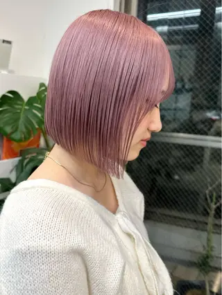 ショート ハイライト🌟/ ボブ/豊田のヘアスタイル