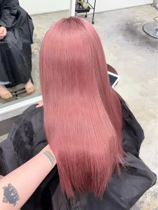 ロング カラー ハイトーンカラー/ miyuuのヘアスタイル