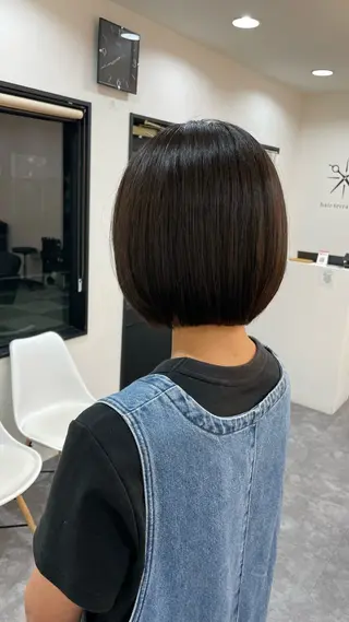 ショート 郡山/透明感カラー /馬場アンドレアのヘアスタイル