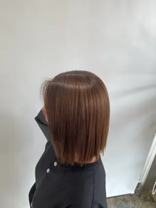 ミディアム 野村 奈里亜のヘアスタイル