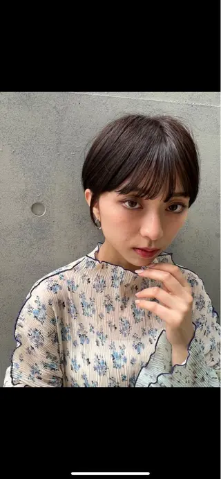 ショート パーマ 松井美樹/似合わせ ガーリー・韓国のヘアスタイル
