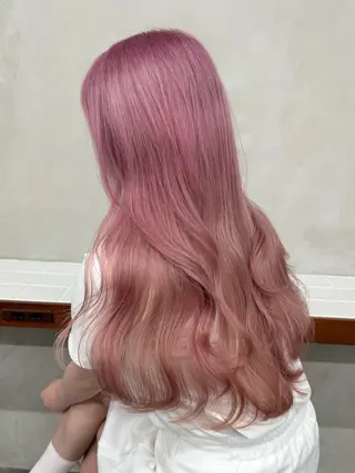 ロング カラー ブリーチ　ハイトーン 特化🌈フジタハルキのヘアスタイル