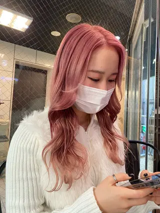 ロング カラー 髪質改善 ネイル コトミ🐸のヘアスタイル