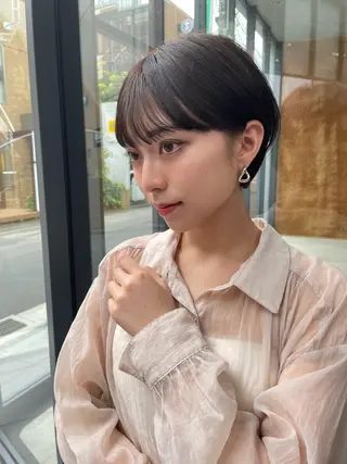 ショート パーマ 松井美樹/似合わせ ガーリー・韓国のヘアスタイル