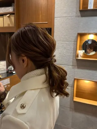 ミディアム ヘアアレンジ メンズ&ヘアアレンジ 🌼みねのヘアスタイル