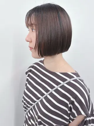 ショート ボブ/ゆるふわ ボブパーマ/とういのヘアスタイル