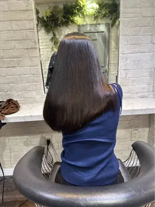 ロング 長谷川 新太のヘアスタイル