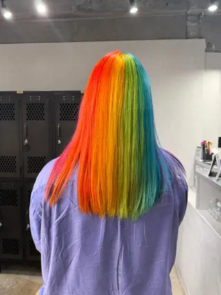 カラー ルシ🎨/ハイトーン デザイン/髪質改善のヘアスタイル