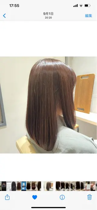 ミディアム カラー パーマ ヘアアレンジ 高井瑠華🌼 ストカールカット特化のヘアスタイル