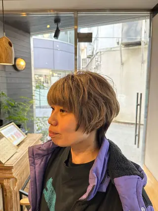 ショート towa./艶カラー ショート/isseiのヘアスタイル