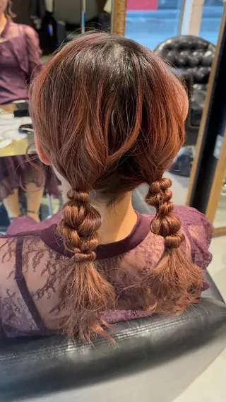 ミディアム 鶴谷 麻衣のヘアスタイル