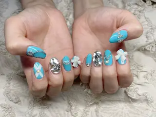 ネイル 神田 ココナッツのネイルデザイン