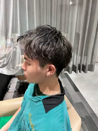 ショート カラー パーマ メンズ 西林麗雄4月 空きあります！のヘアスタイル