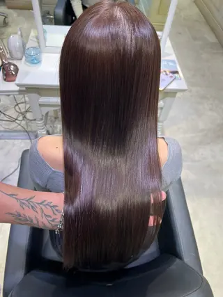 ミディアム 🟠髪質改善縮毛矯正 YUTO🟠のヘアスタイル