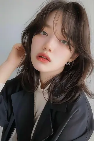 ミディアム lana hair 新宿/髪質改善のヘアスタイル