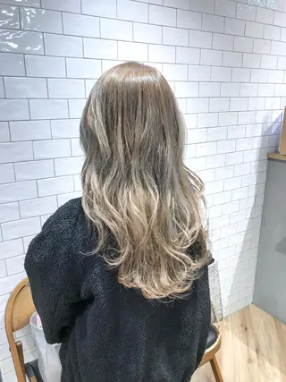 ロング カラー 原山 直人のヘアスタイル