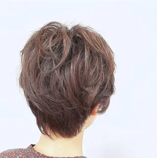 ショート カラー 🌙𝑳𝑼𝑵𝑨 工藤/メンズカット✂のヘアスタイル