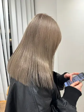 セミロング カラー 無料ボブカットモデル 様募集中/あいらのヘアスタイル