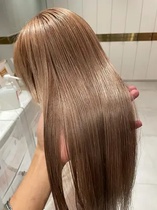 カラー レイヤーカット/透明 感カラー🐬永井瑠栞のヘアスタイル