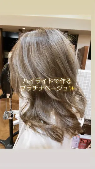 カラー WEST✂︎AKI HIRO✂︎大和高田のヘアスタイル