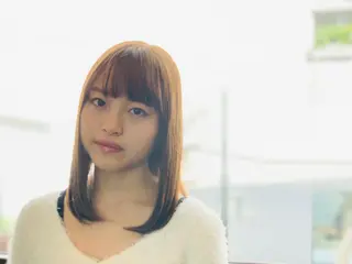 セミロング カラー 及川 祐輔のヘアスタイル