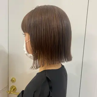 ミディアム カラー 🪭risa 暖色/レイヤー🪭のヘアスタイル