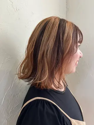 ショート カラー ハイトーンカラー🩵 耳ツボジュエリー👂のその他イメージ