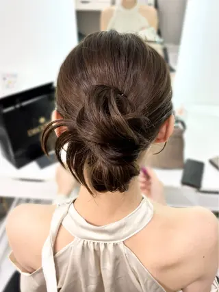 ロング ヘアアレンジ ヘアセット専門店 Rのヘアスタイル