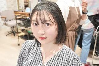 ショート ミヤザキ ユタカのヘアスタイル