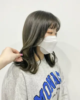 セミロング カラー ヘアアレンジ ひなの .のその他イメージ