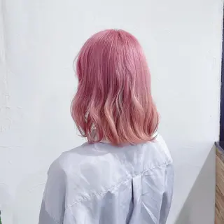 ミディアム カラー soin by poshのヘアスタイル