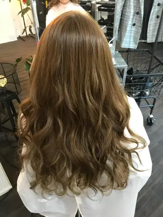 ロング カラー WEST OLAND 安藤のヘアスタイル