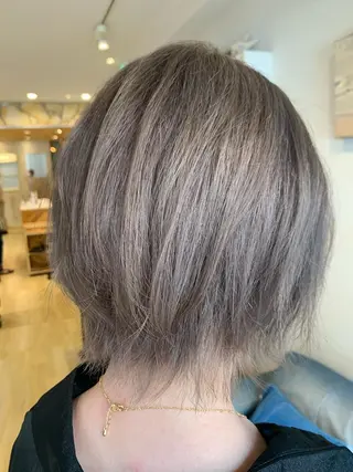 ショート 渋谷ハイトーン/ デザインカラー阿部のヘアスタイル